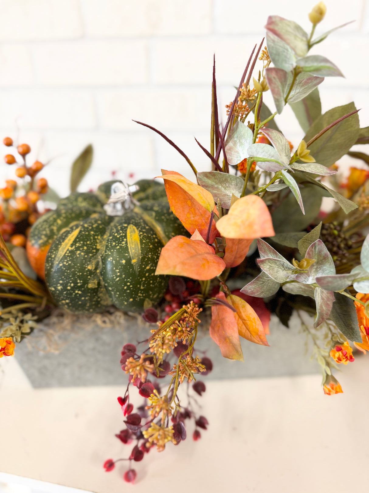 26" Cozy Autumn Days Centerpiece