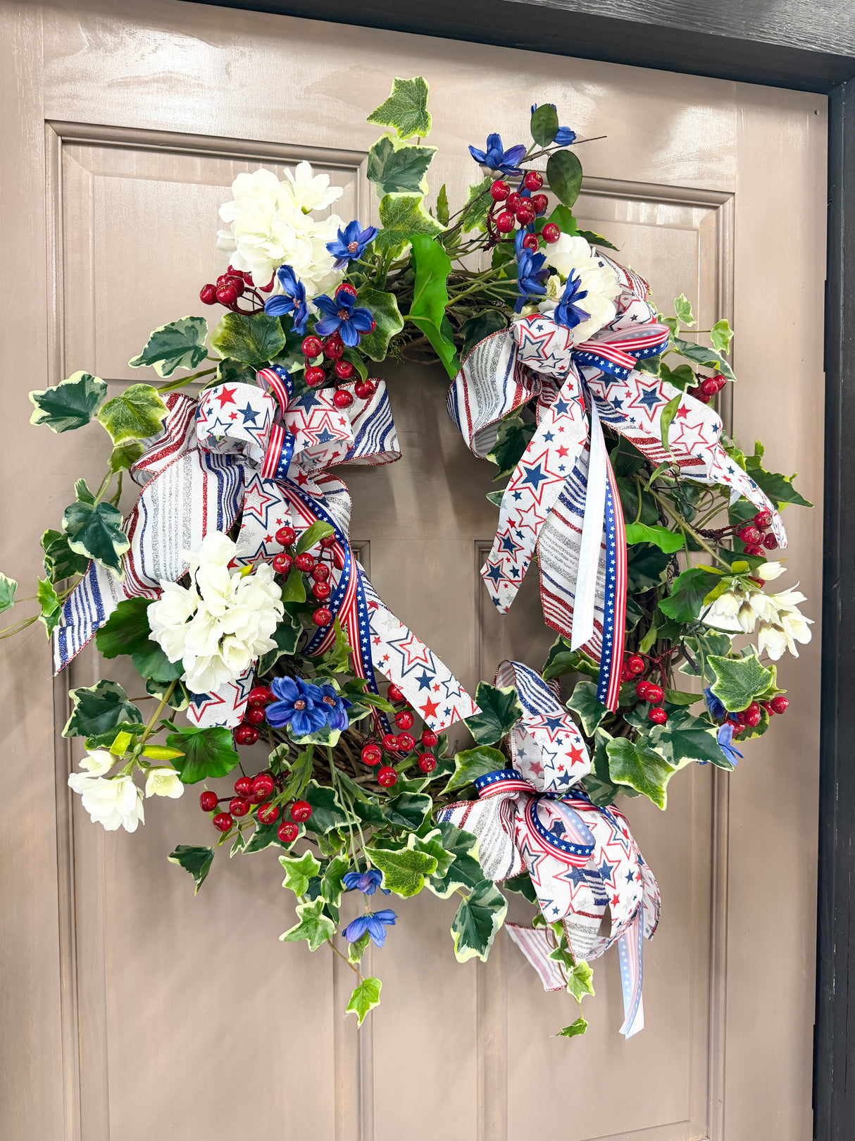 25" Home Of The Brave Wreath