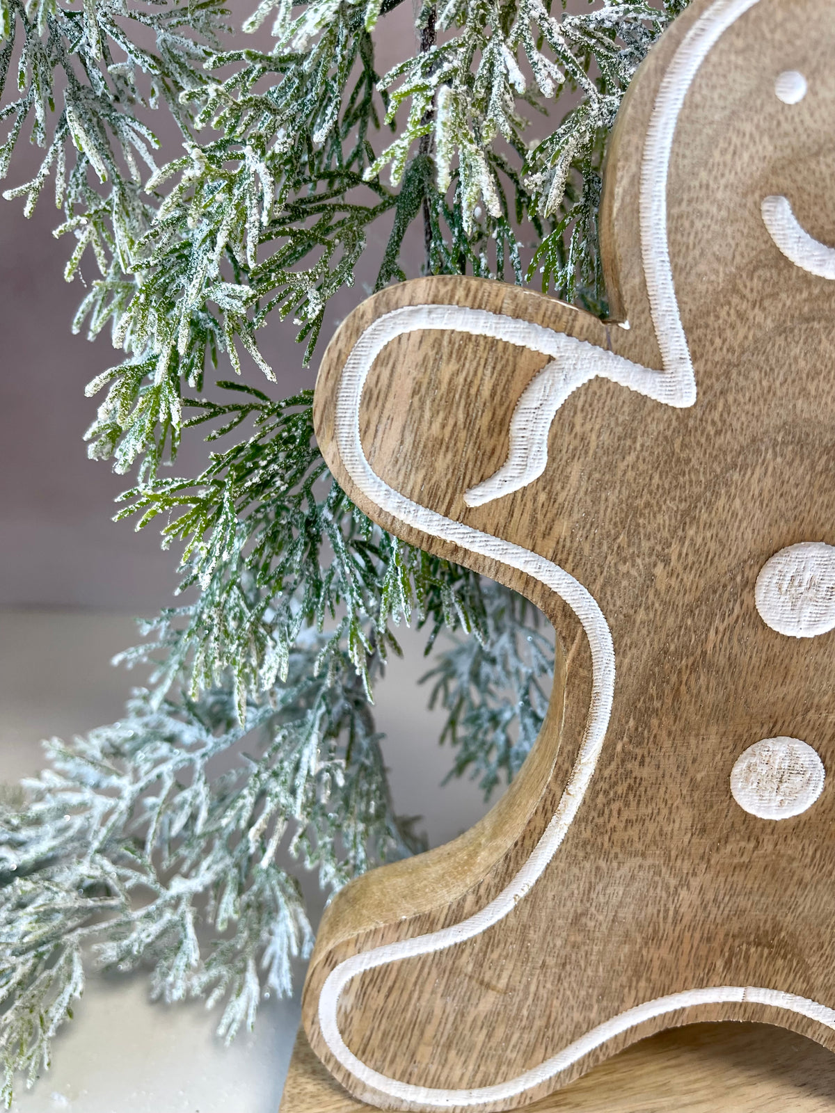 Mango Wood Gingerbread Man