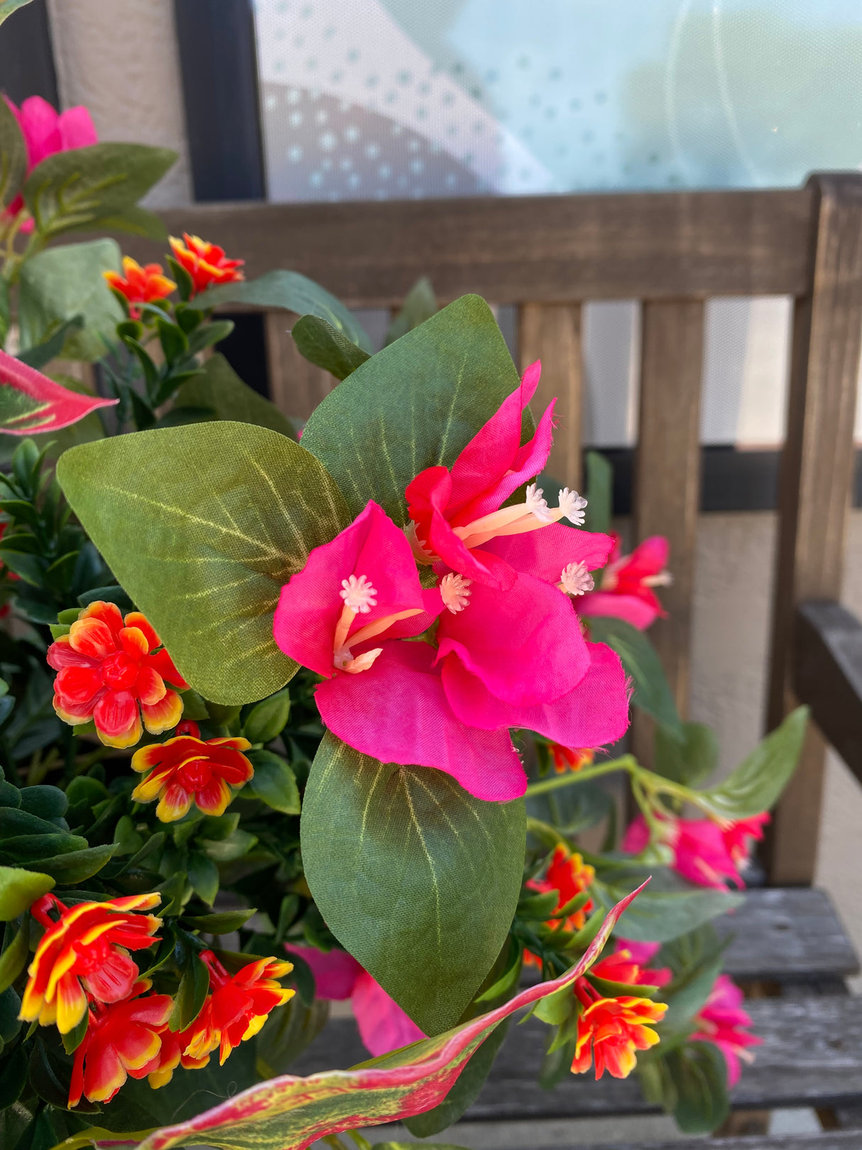 35" UV Protect Jungle Love Porch Pot
