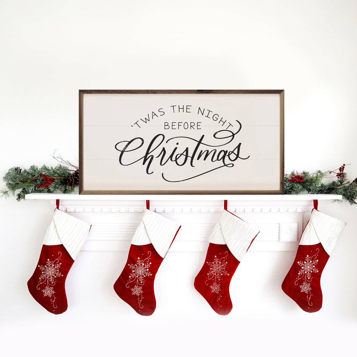 Twas The Night Before Christmas Wood Art