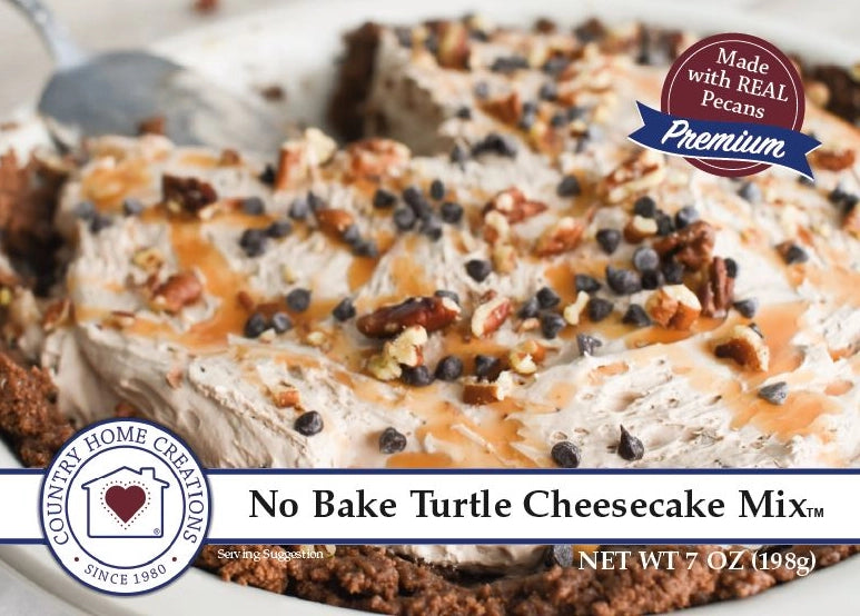 No Bake Turtle Cheesecake Mix