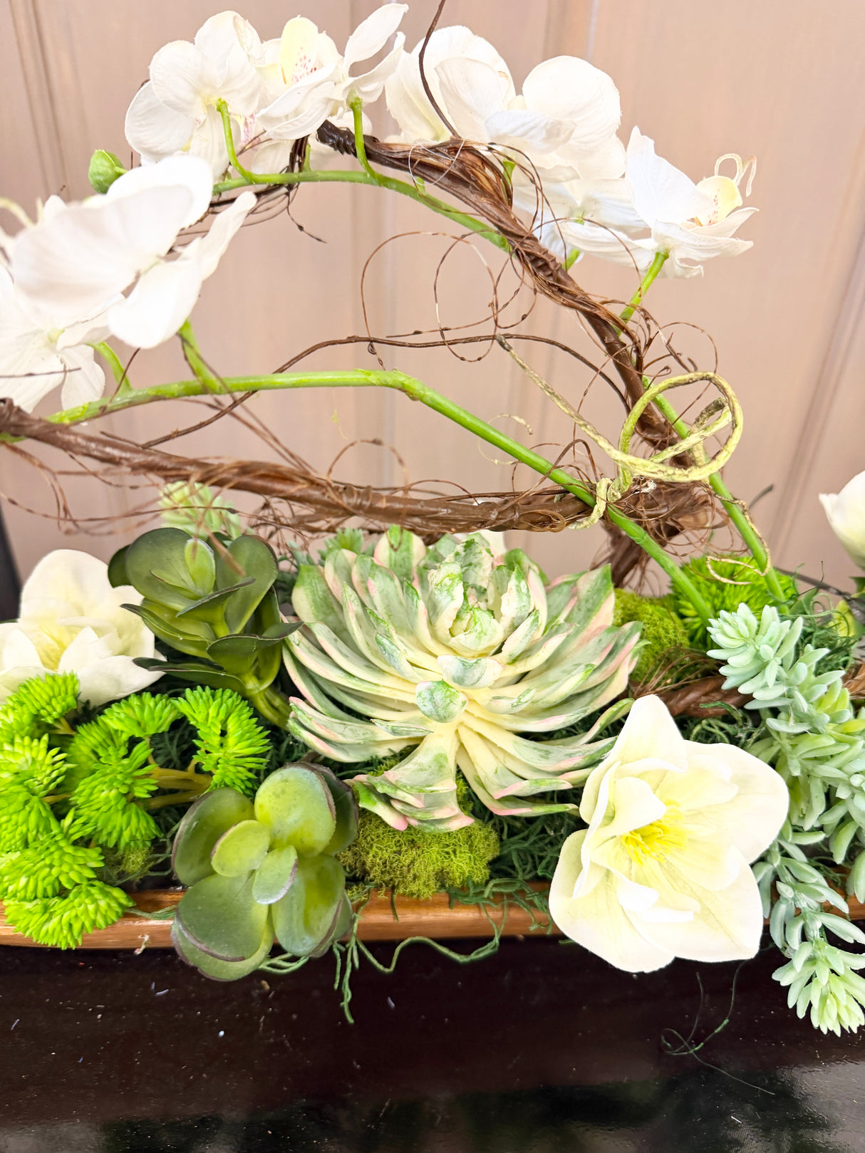 19" Serenity Orchid Tray