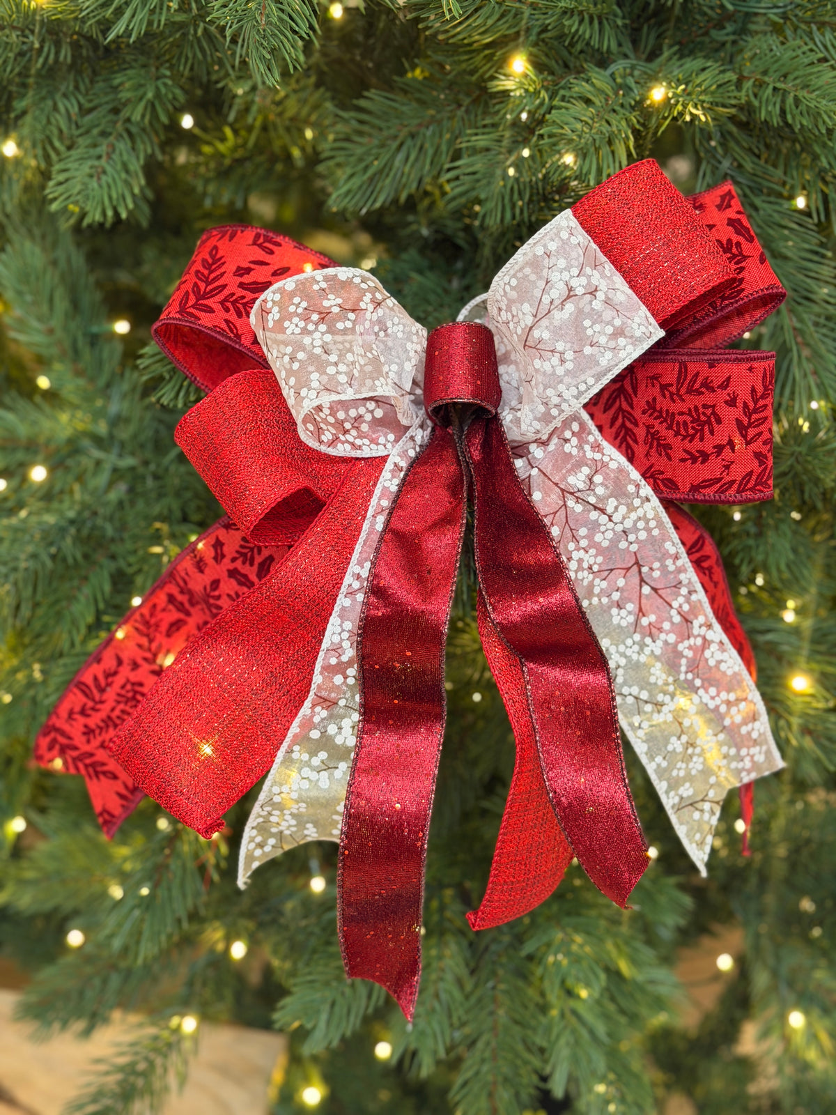 Crimson Christmas Bow