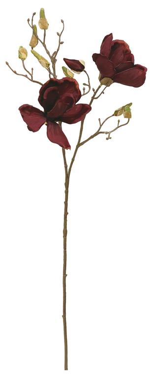 Burgundy Magnolia Spray