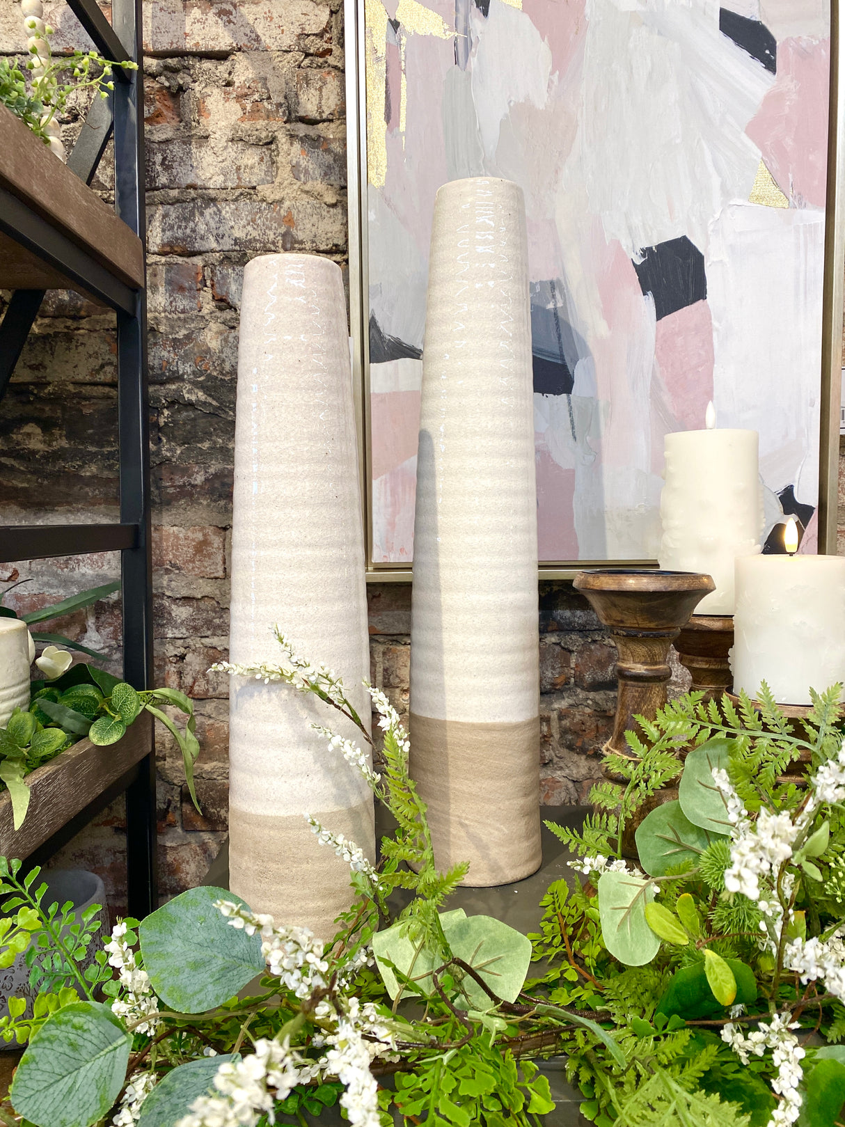 19.5" Sam Stoneware Vase