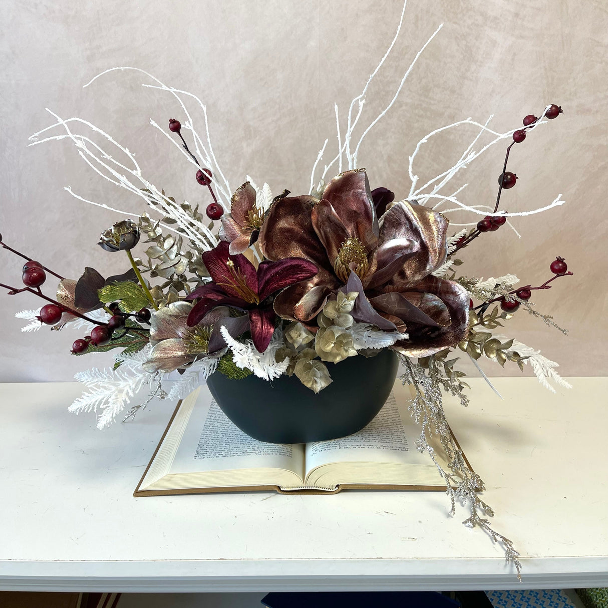 23" Fireside Bliss Centerpiece