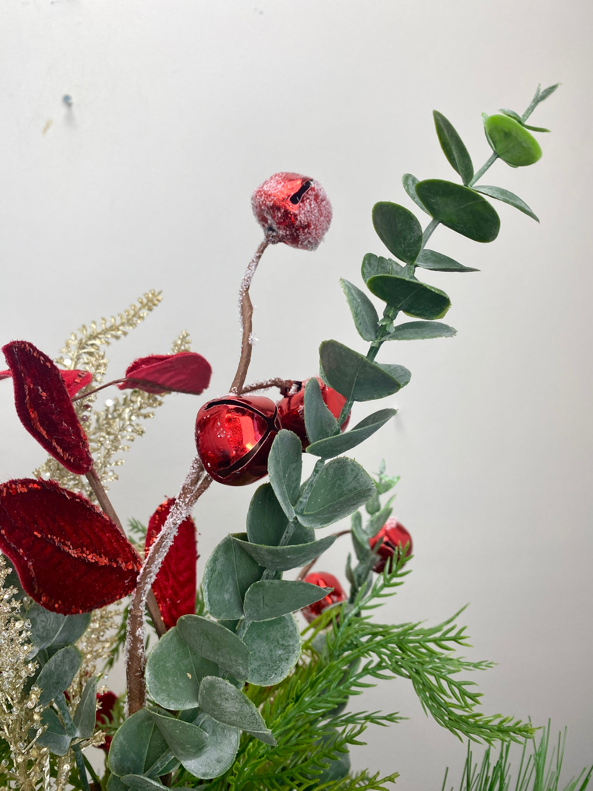 27" Homespun Christmas Drop-in