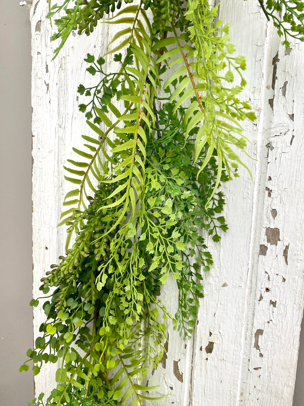 6' Mixed Greens Fern Garland