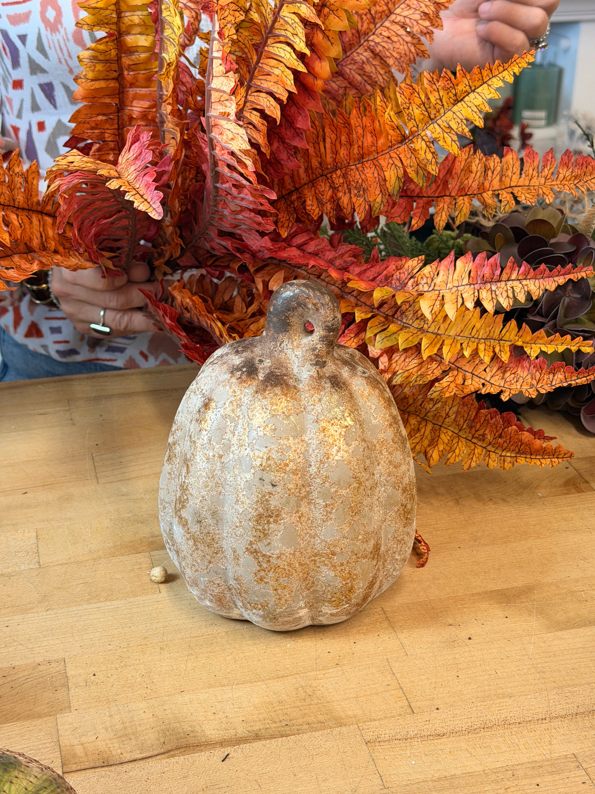 Aged Terracotta Pumpkin - 2 Styles