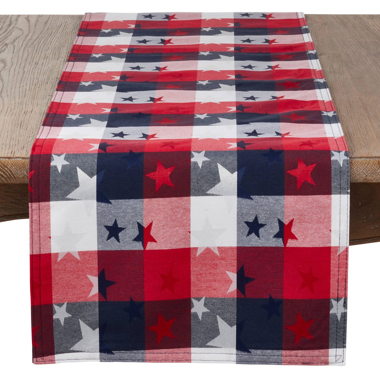Americana Checkered Table Runner