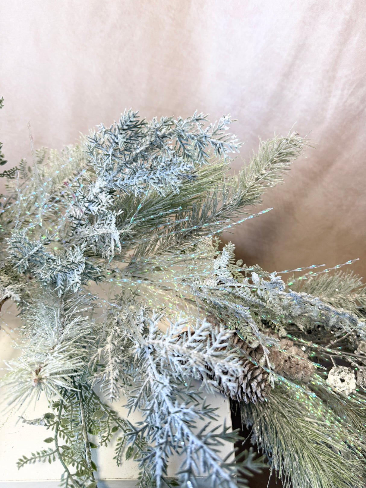 66" Silver Sparkle Garland