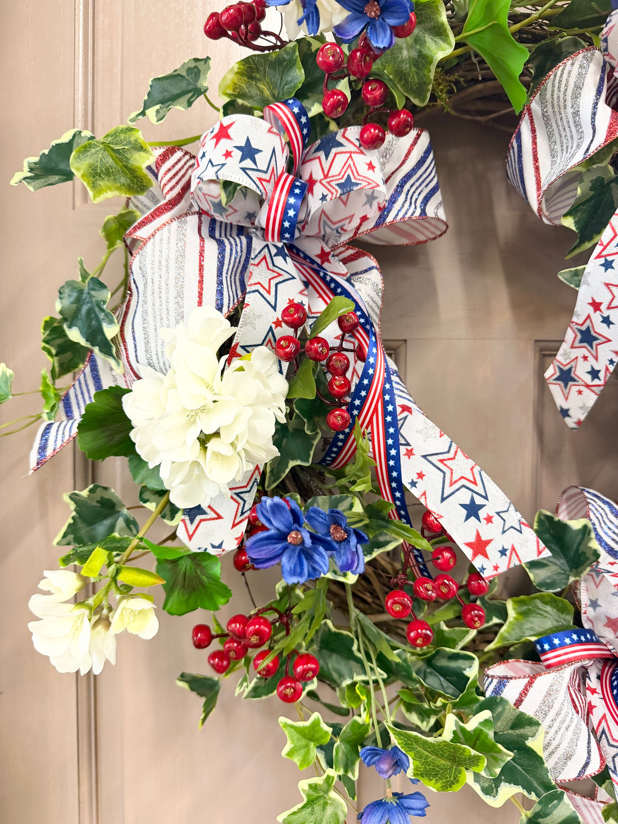 25" Home Of The Brave Wreath