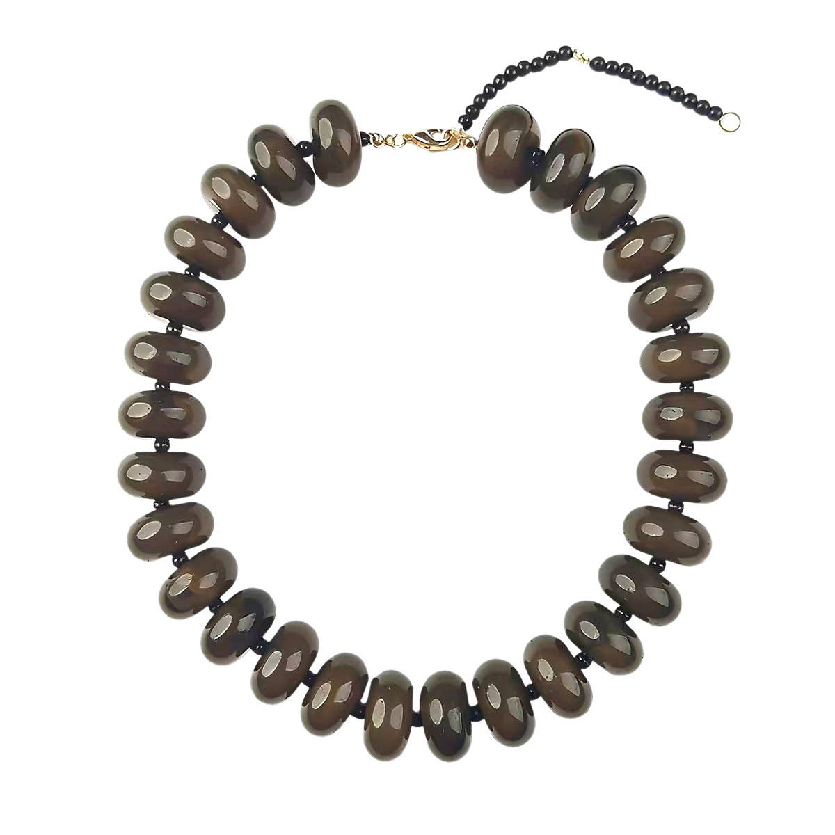 Bailey Brown Chunky Beaded Necklace