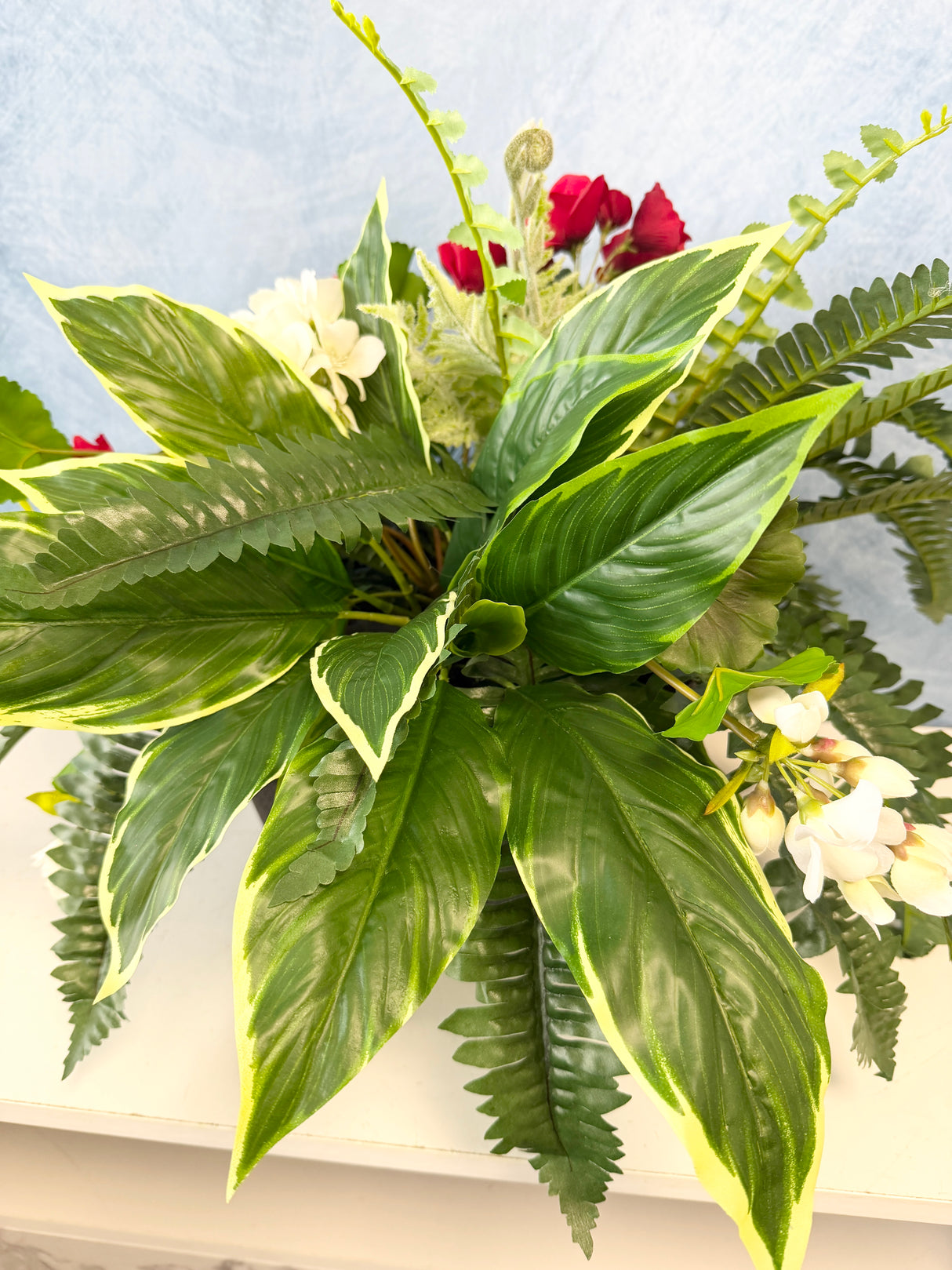 21" UV Protect Patriotic Table Planter