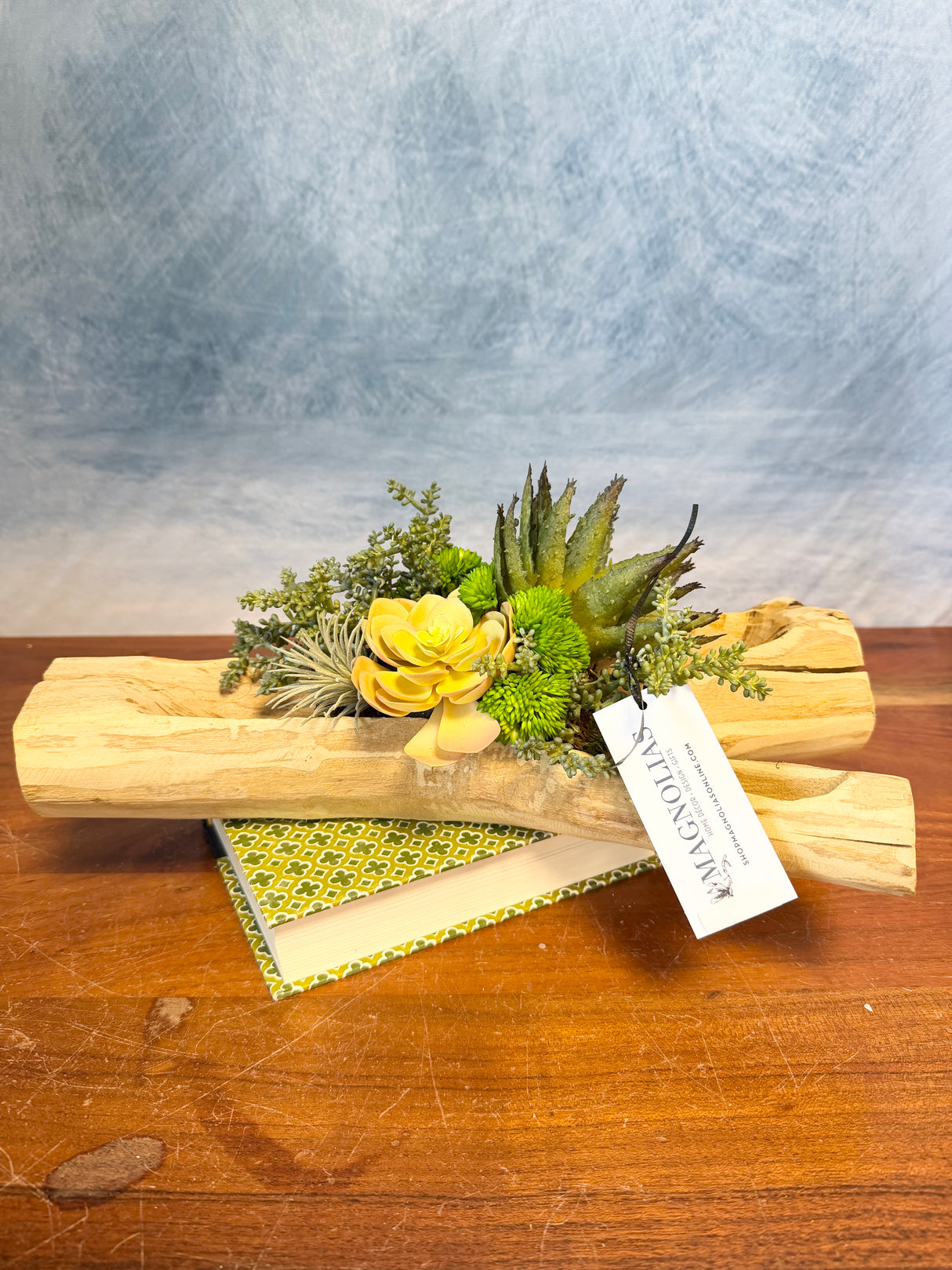 16" Succulent Woods Centerpiece