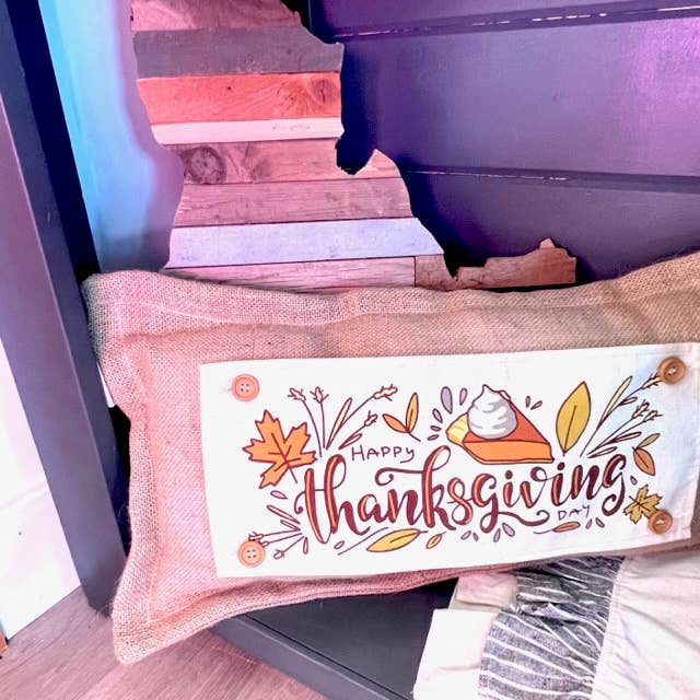 Pumpkin Interchangeable Pillow Panel