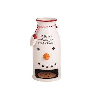 Snowman Milk & Cookie Pitcher