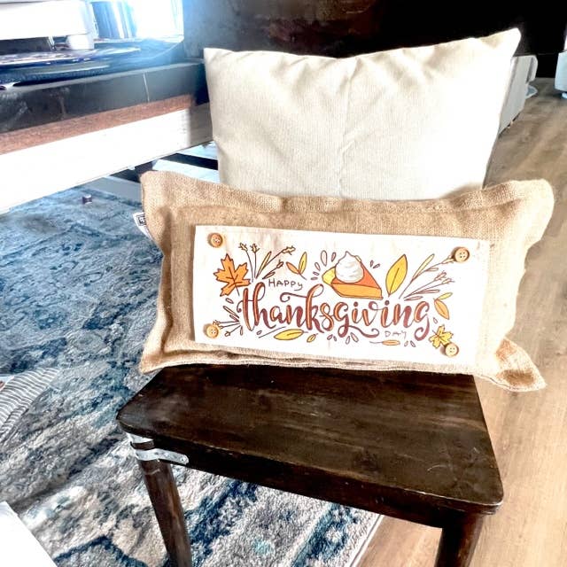 Pumpkin Interchangeable Pillow Panel