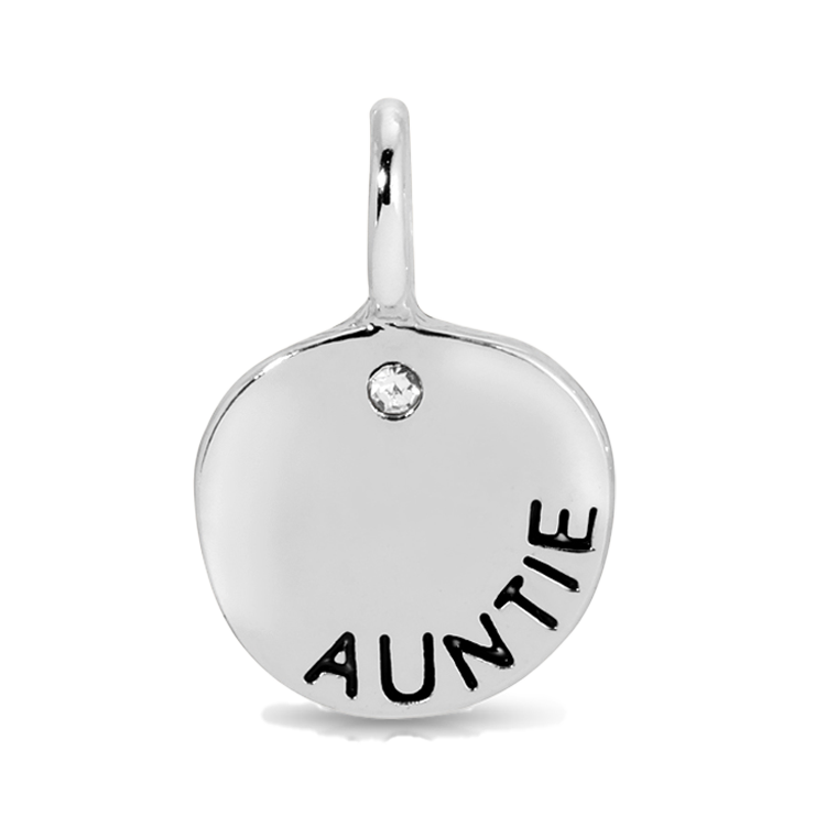Silver Auntie Charm