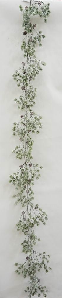 65" Bright Ming Pine Garland