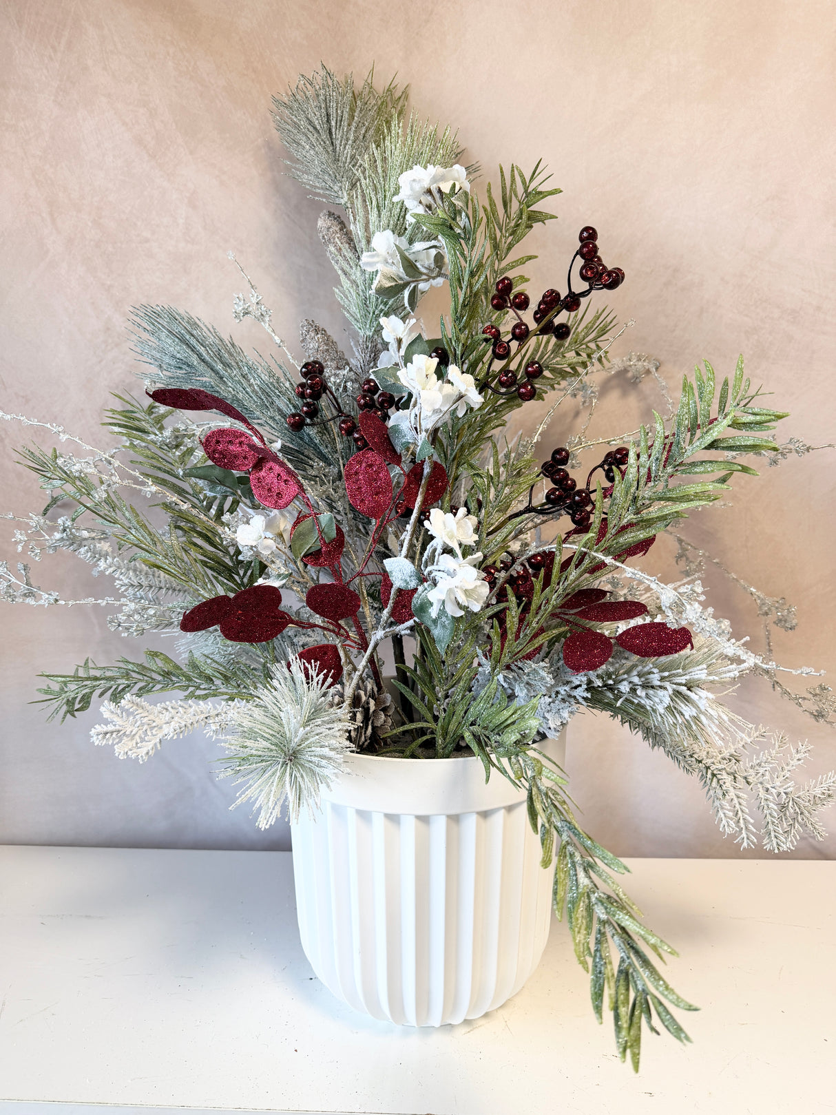 Christmas Elegance Porch Pot Kit