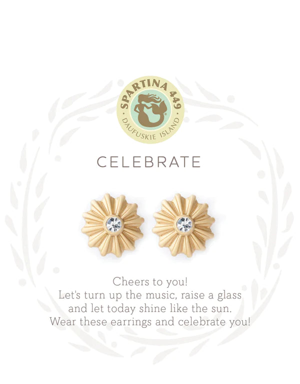 Sea La Vie Stud Earrings Celebrate/Sunburst