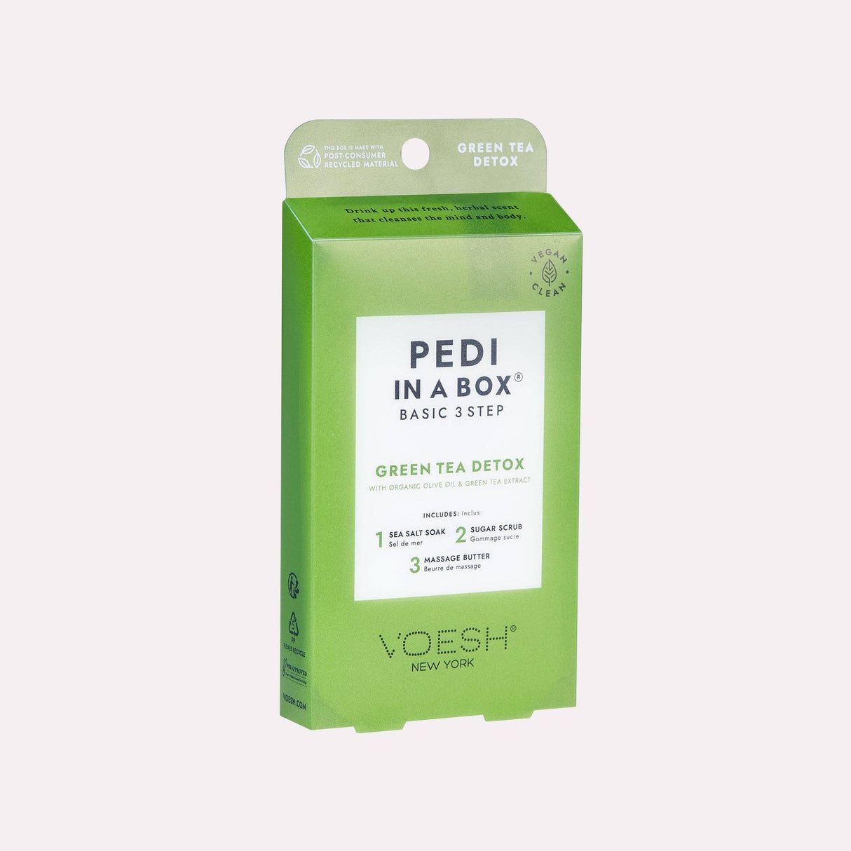 Pedi in a Box Basic 3 Step Green Tea Detox