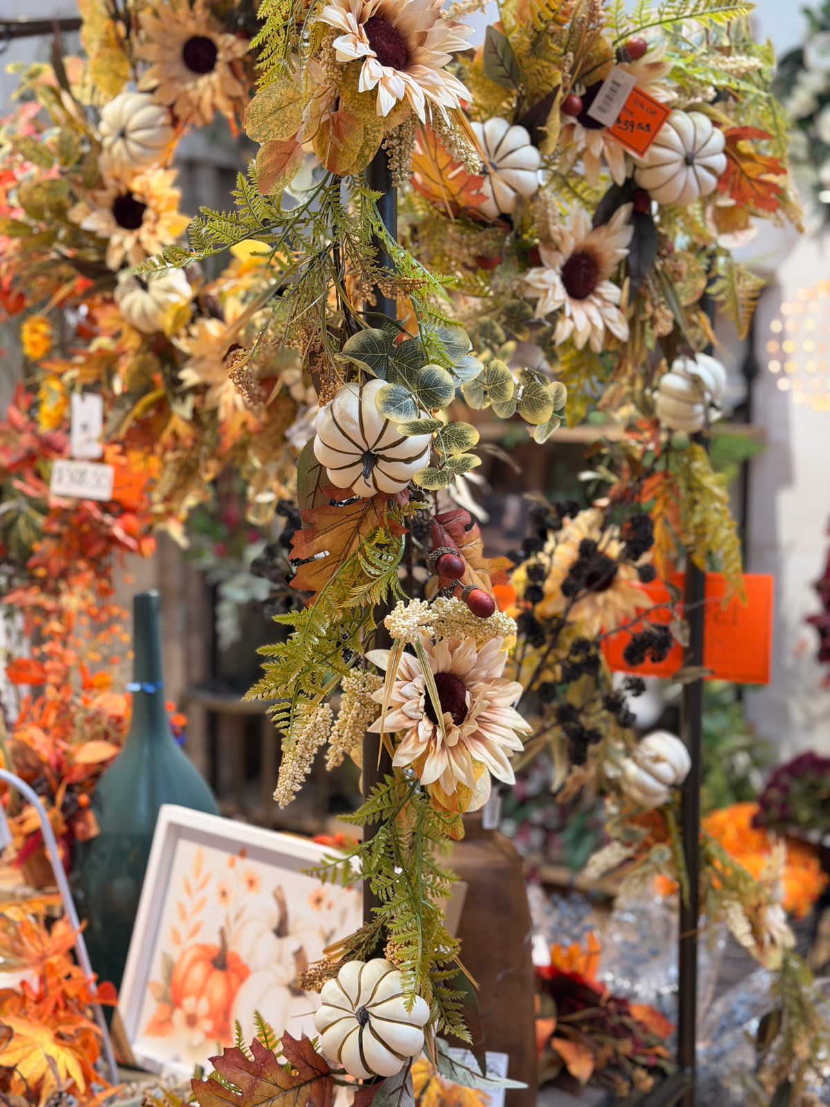 6' Liam Pumpkin Garland