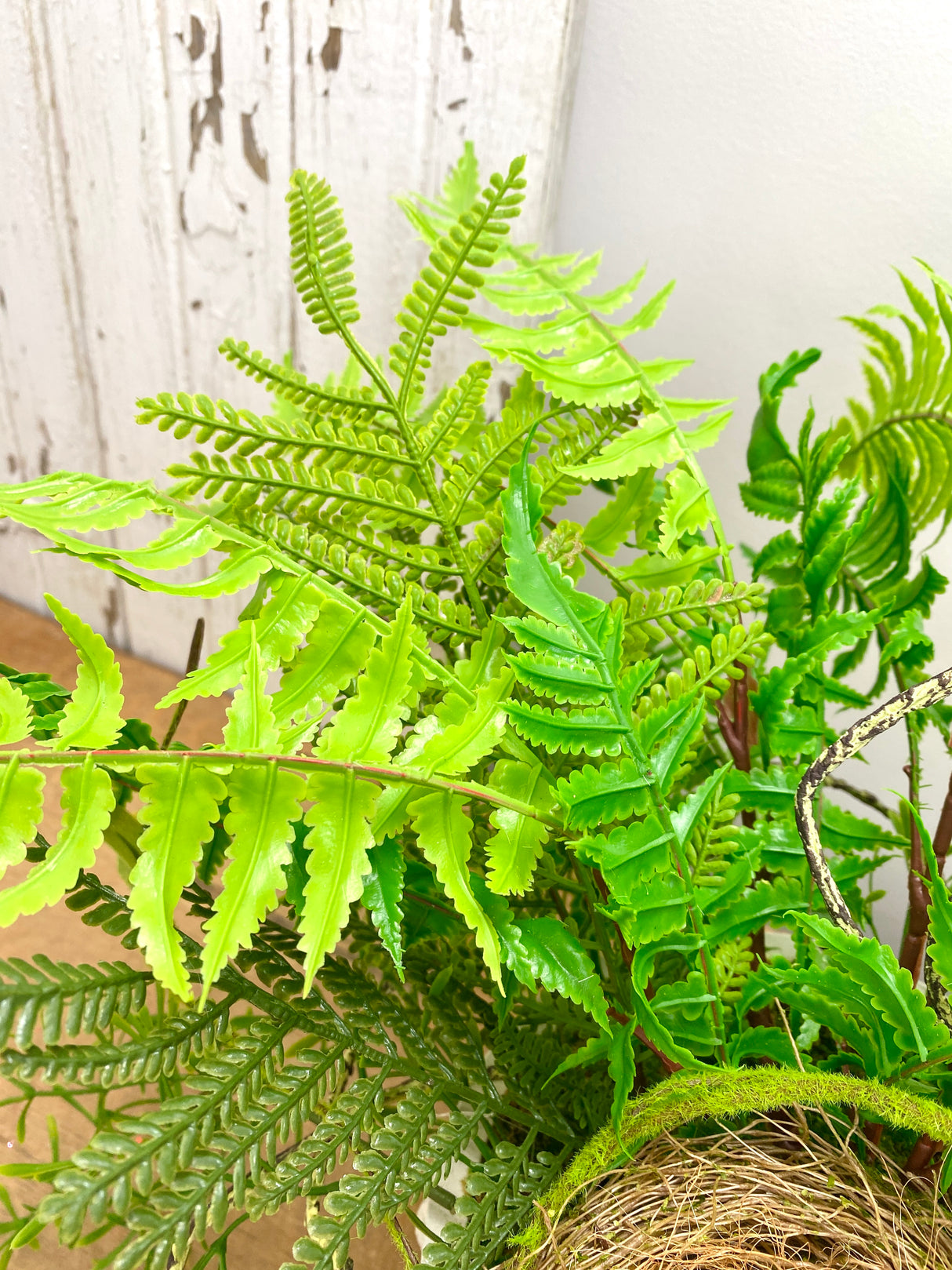 17" Nestled Greens Centerpiece