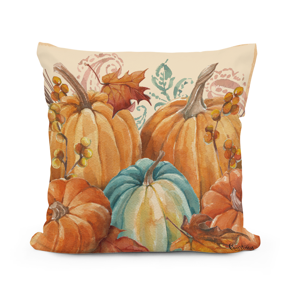 Pumpkin Patch Indoor/Outdoor Pillow