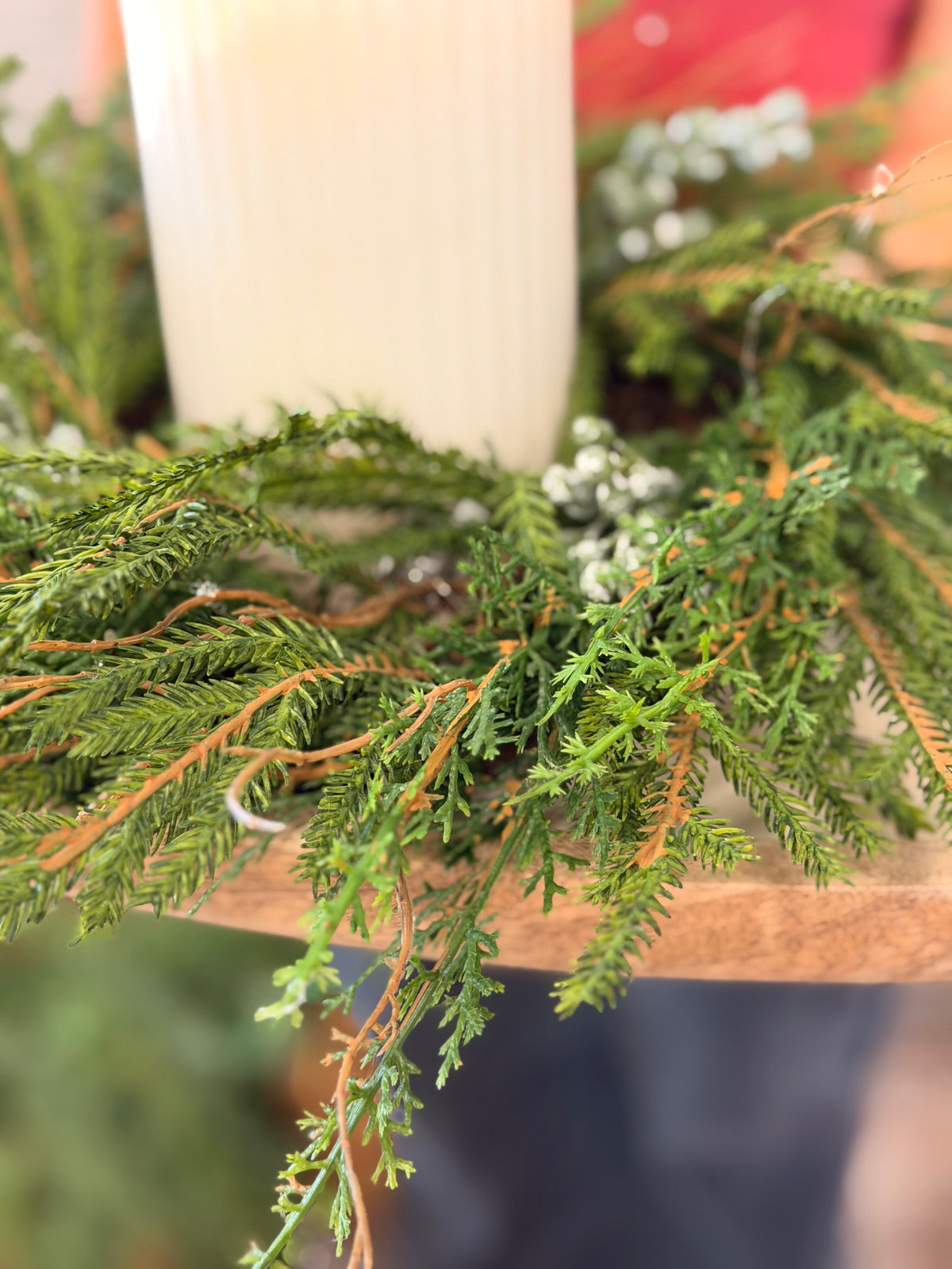 14" Juniper Cypress Wreath