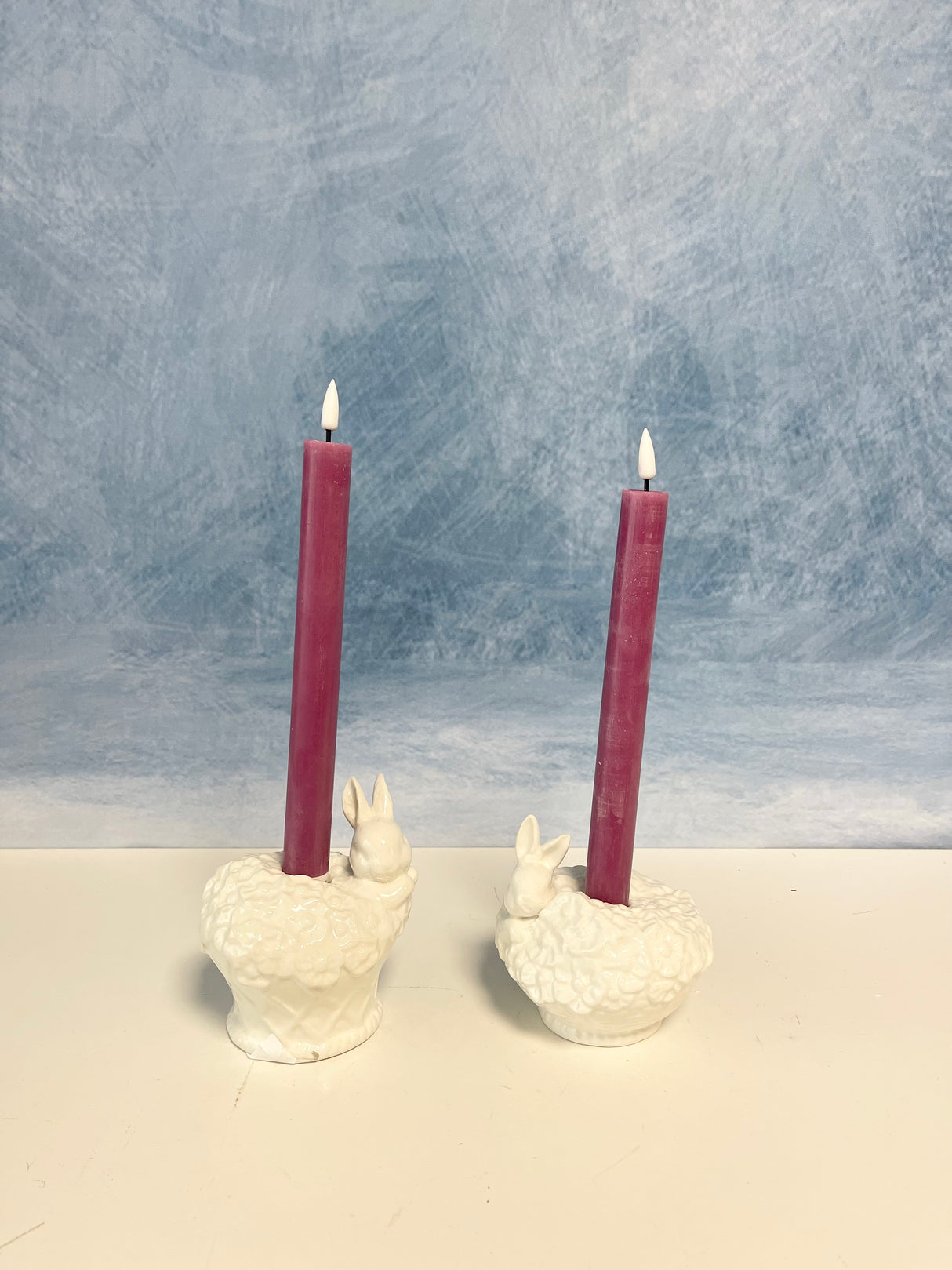 Bunny Taper Holder Set of 2