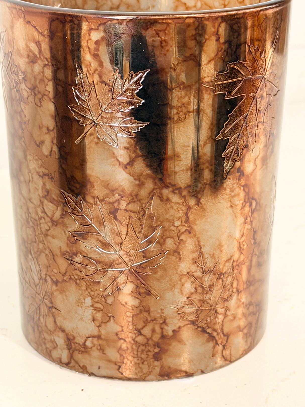 Fall Leaves Autumn Candle Holder- 2 Sizes