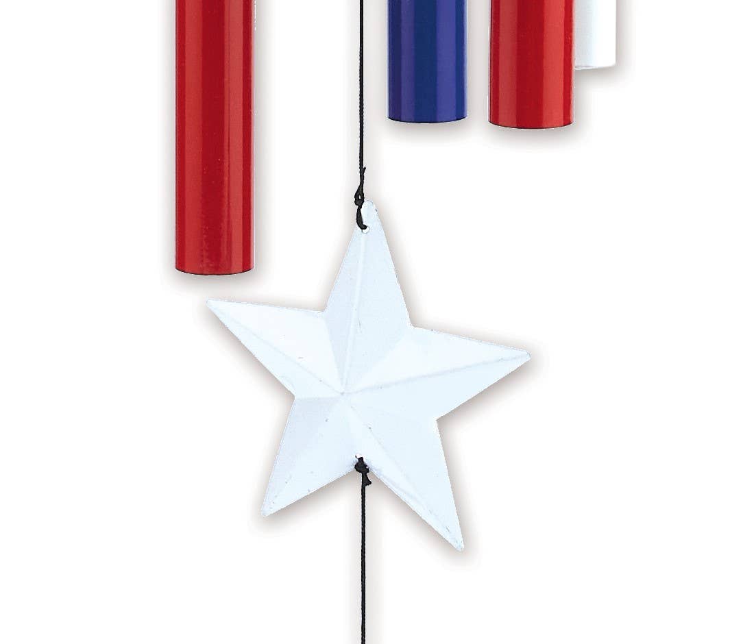 36" Americana Wind Chime Garden Decor