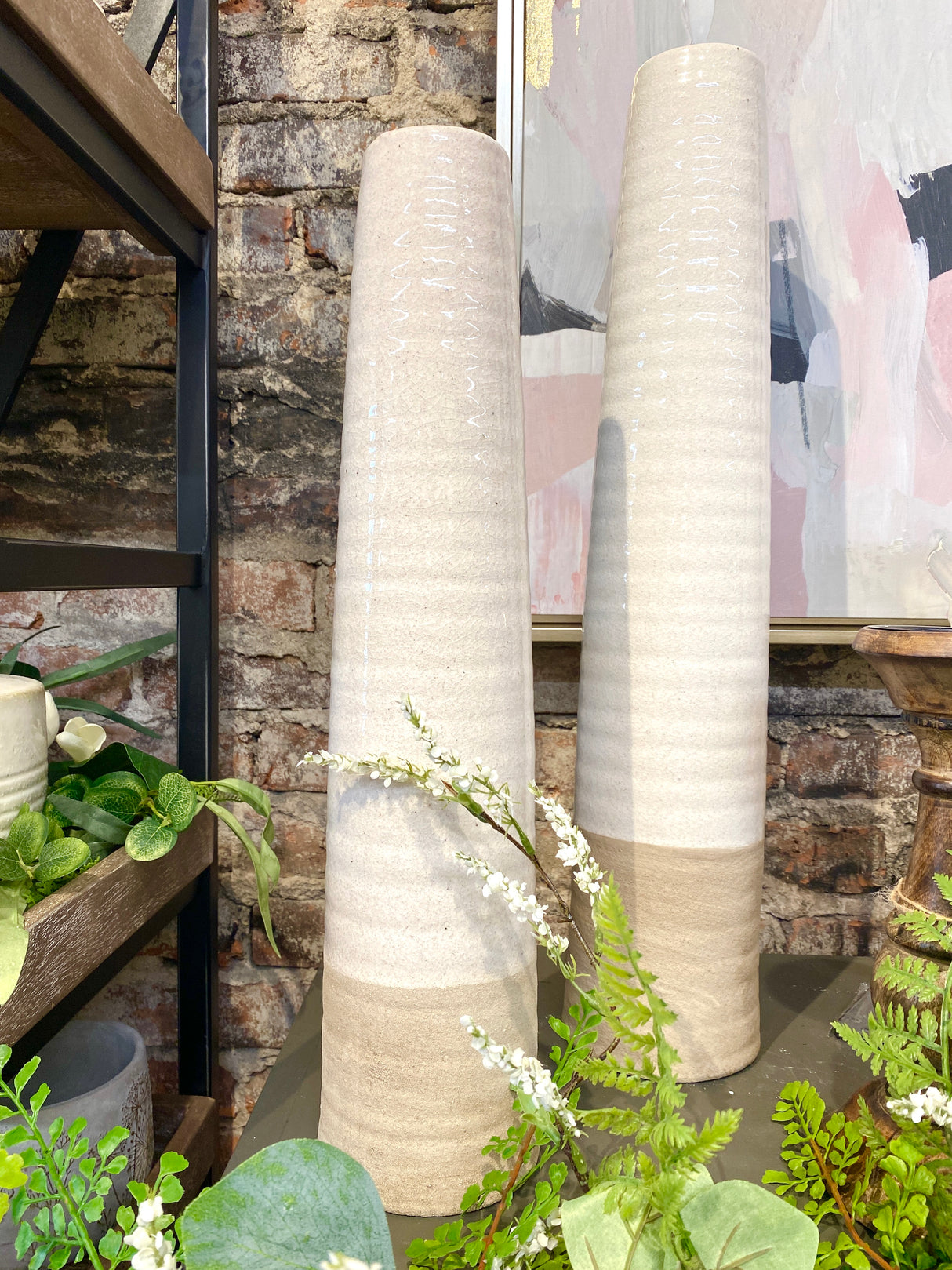 19.5" Sam Stoneware Vase