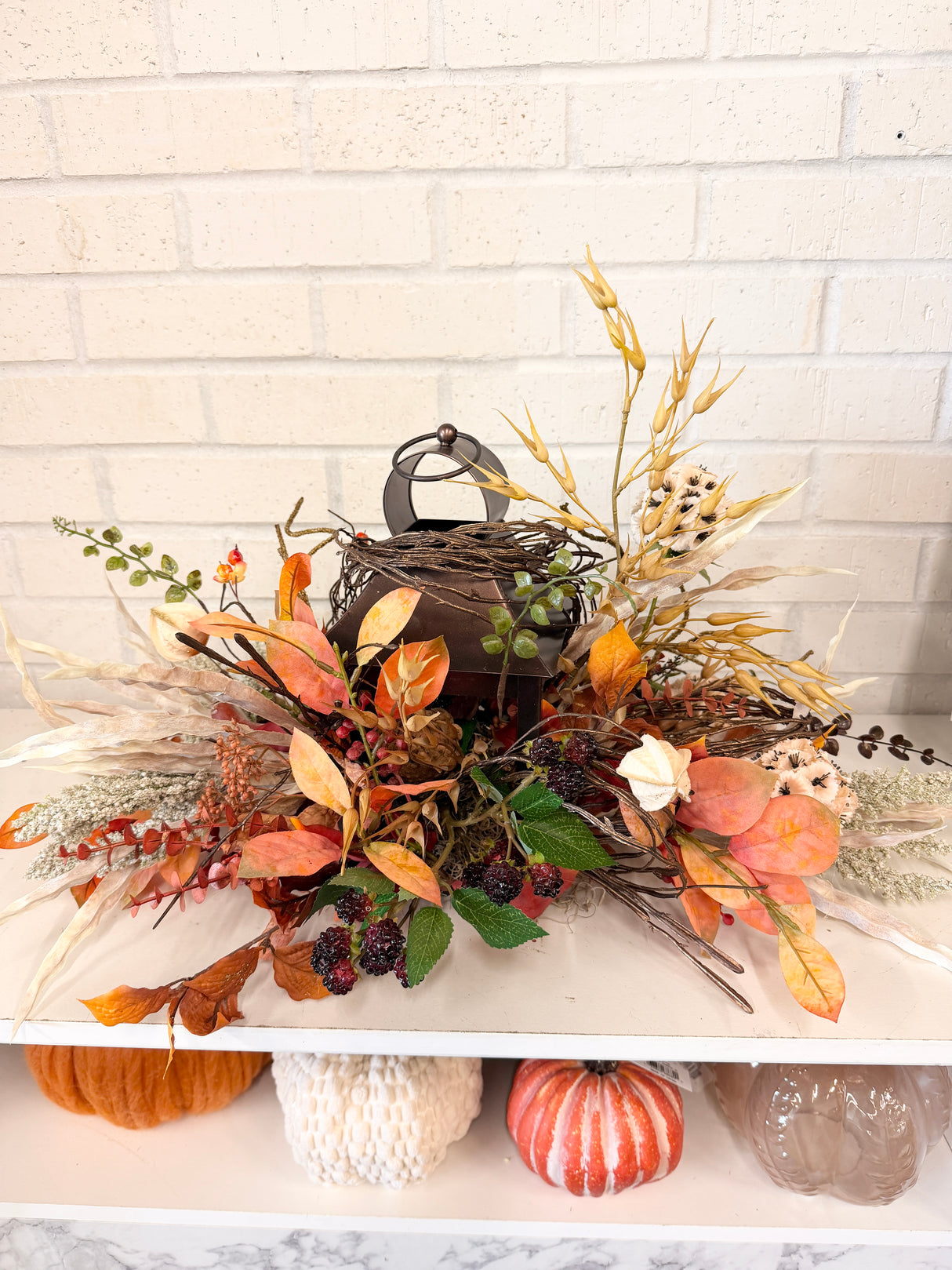 25" Harvest Lantern Centerpiece