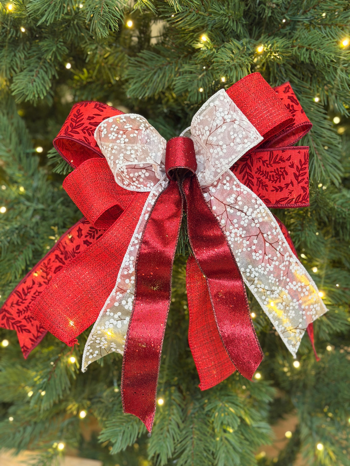 Crimson Christmas Bow