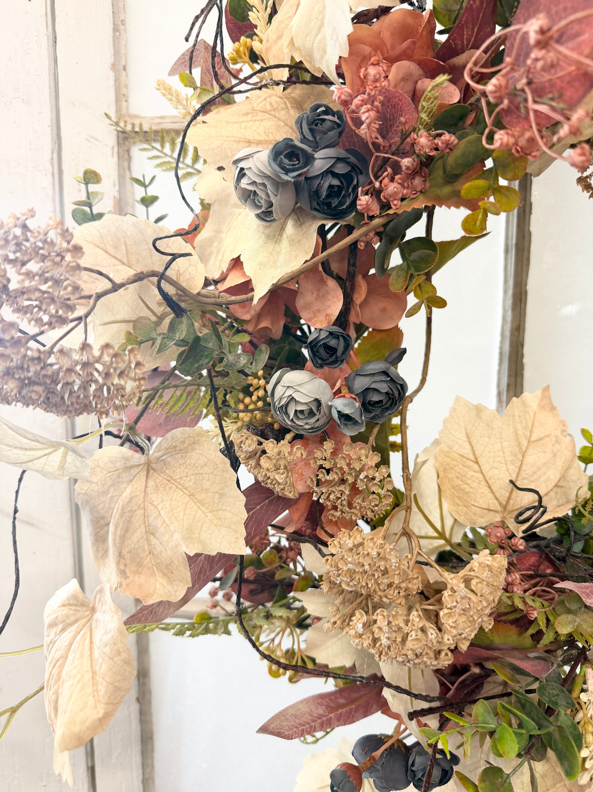 22" Soft Harvest Charm Wreath