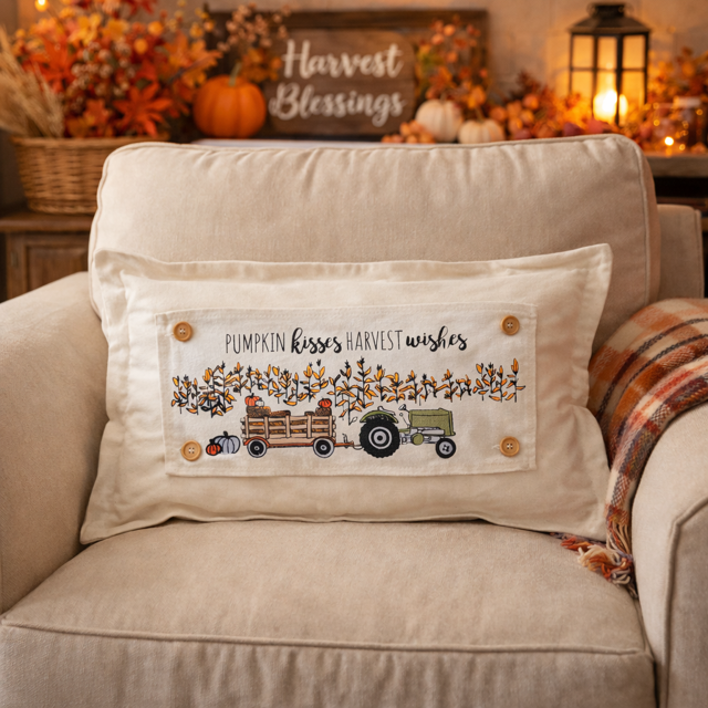 Fall Farm Interchangeable Pillow Panel