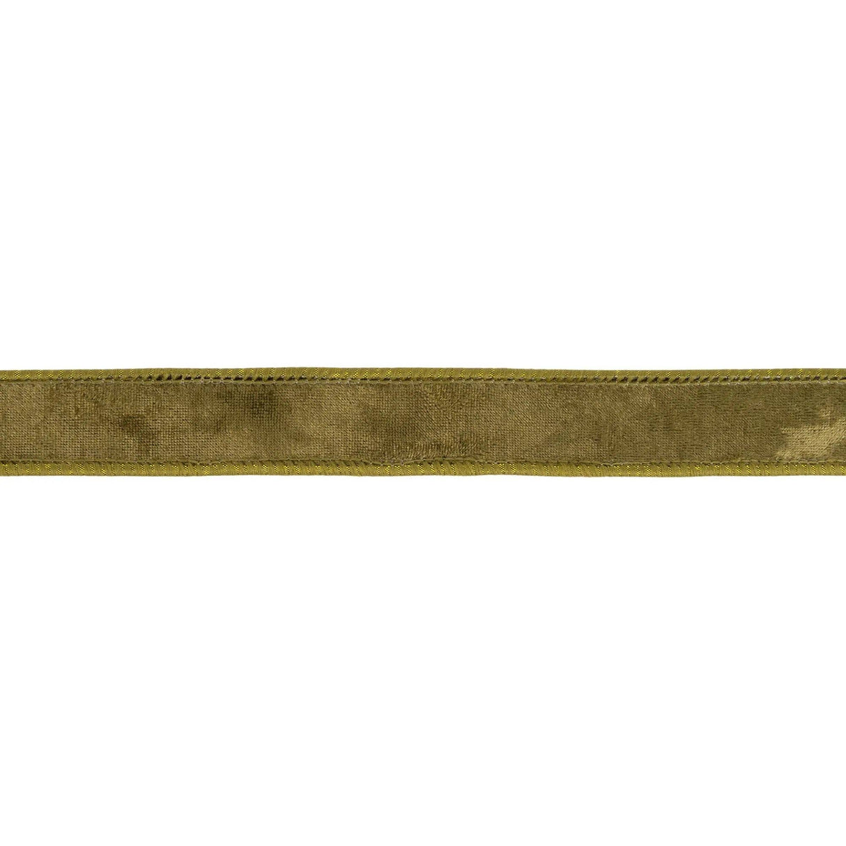 1" Wired Moss Heritage Velvet Ribbon Bolt