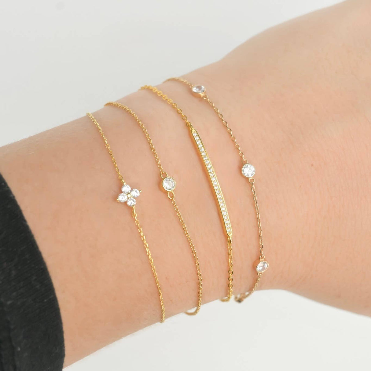 Stainless Steel Bezel Station Bracelet - Waterproof