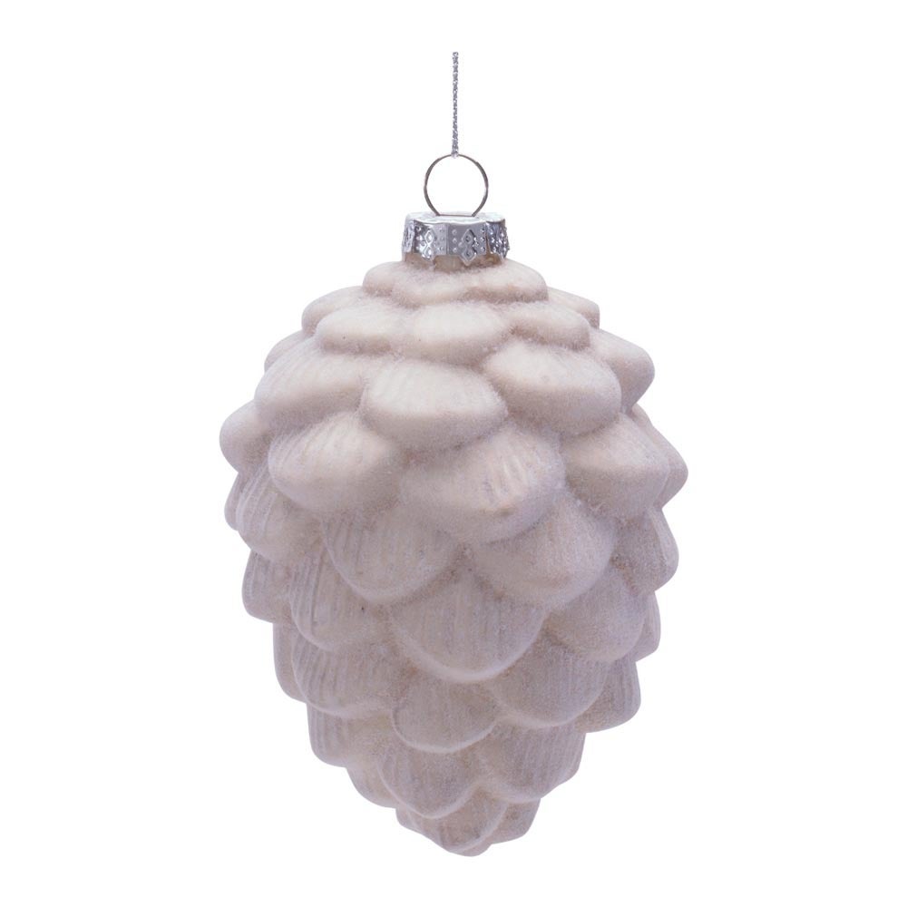 Frosted Pinecone Ornament for Christmas home decor from Magnolias Home Decor