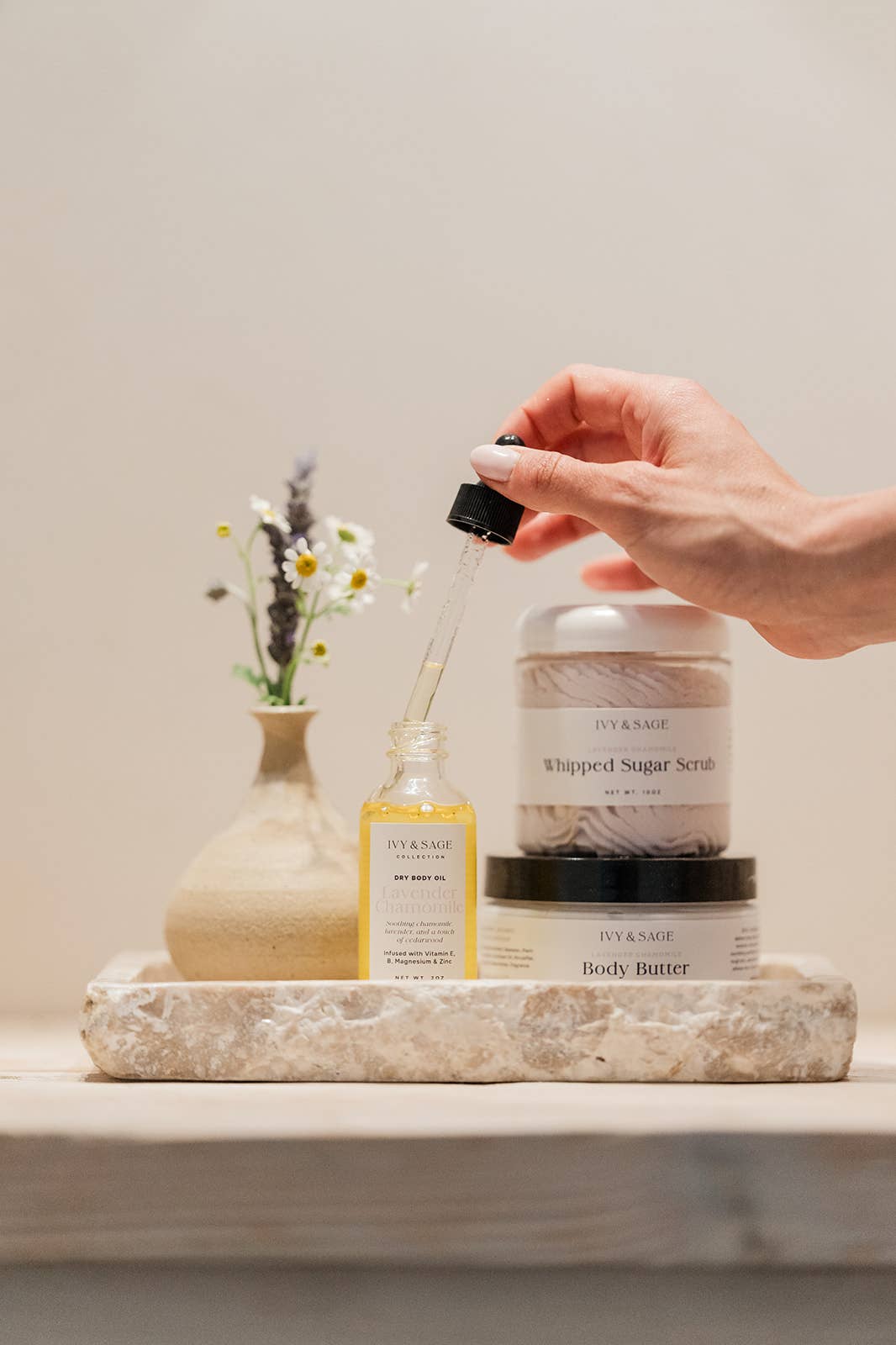 Lavender & Chamomile Dry Body Oil