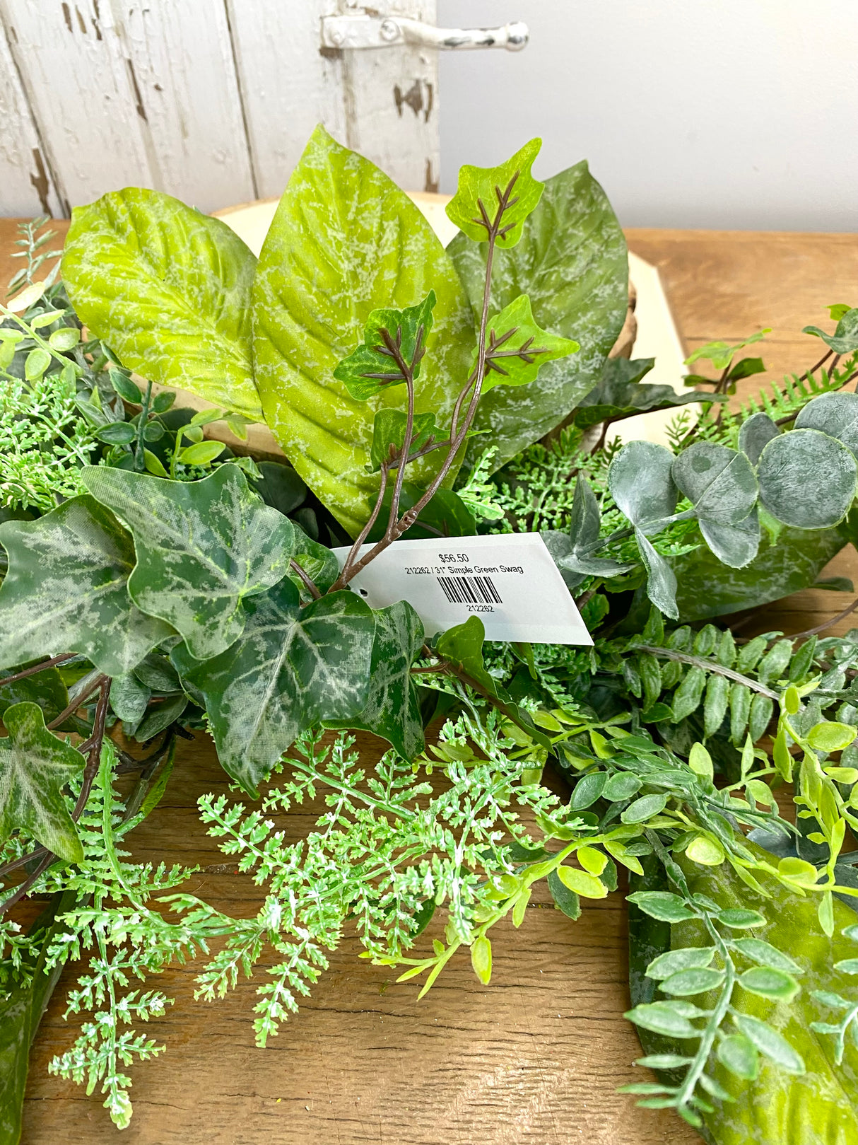 31" Simple Green Swag