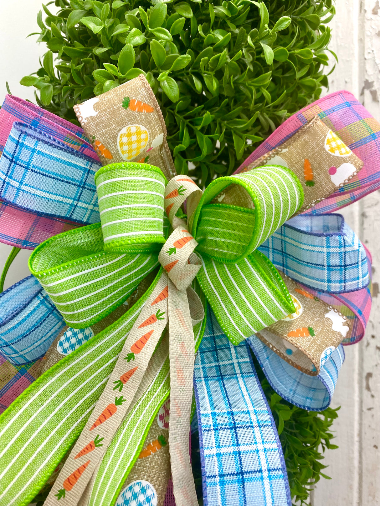 15" Easter Garden Party Bow