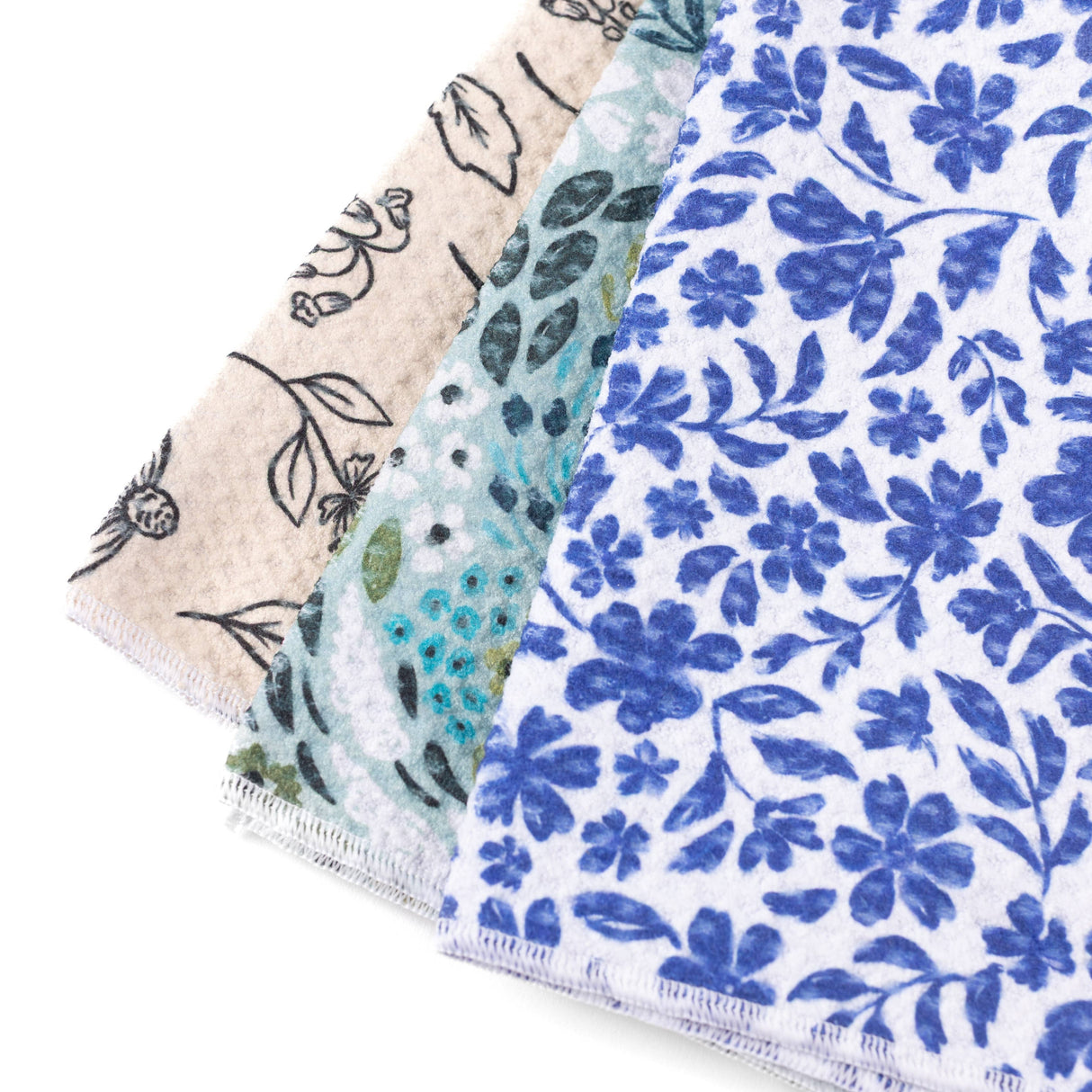 Pack of 3 Microfiber Kitchen Towels - Winter Tones