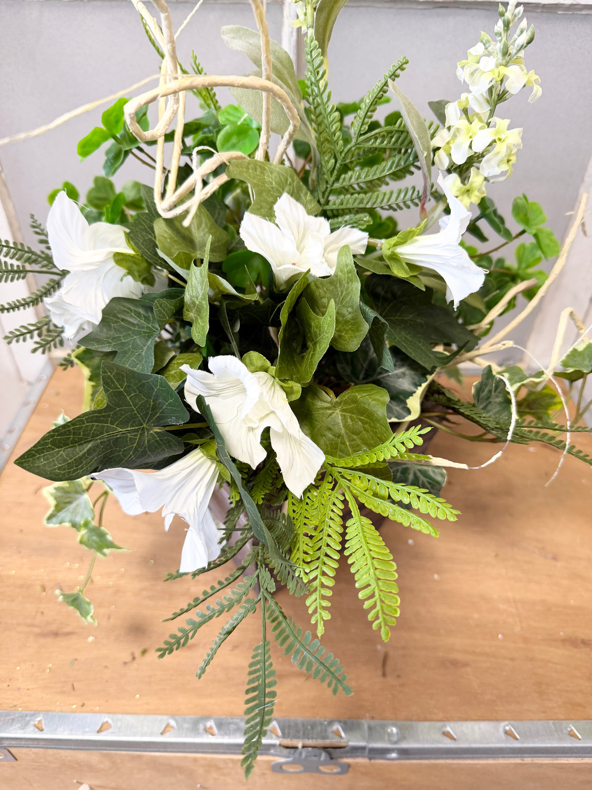 17" Lucky Petunia Centerpiece