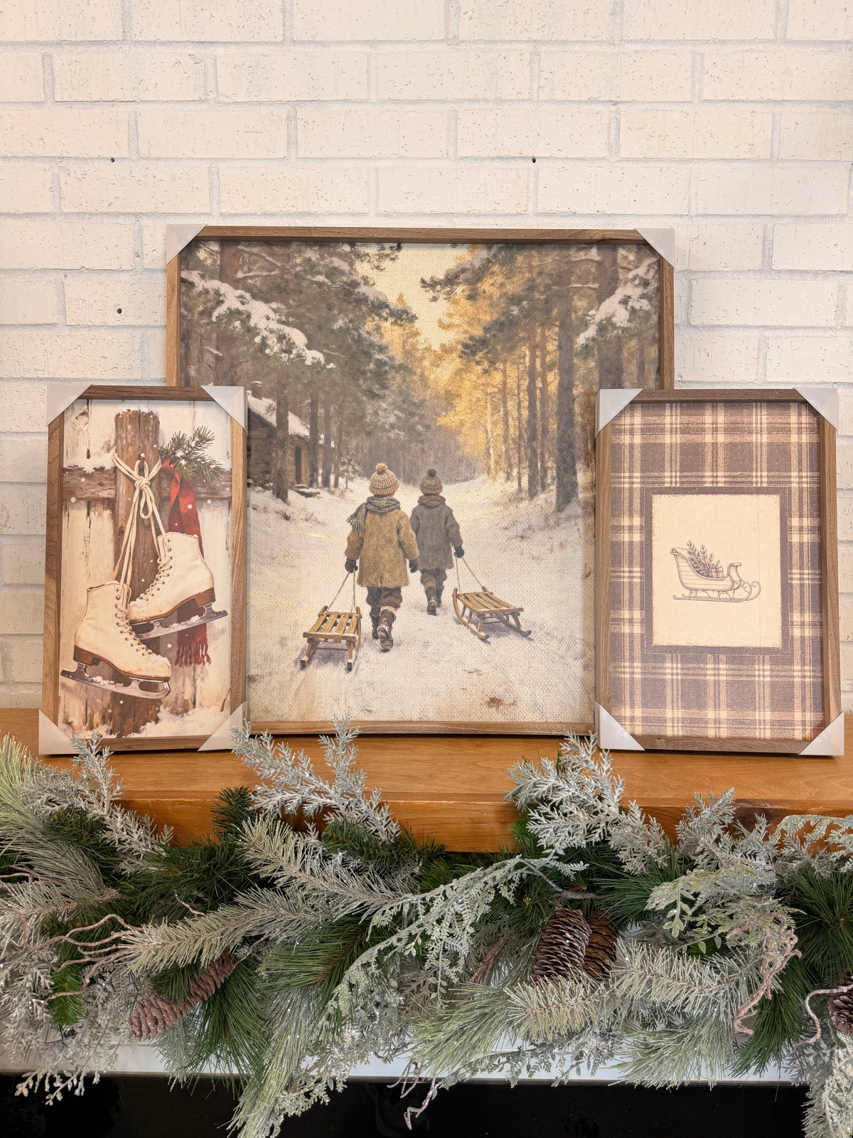 Kids Sledding Art Stack Bundle
