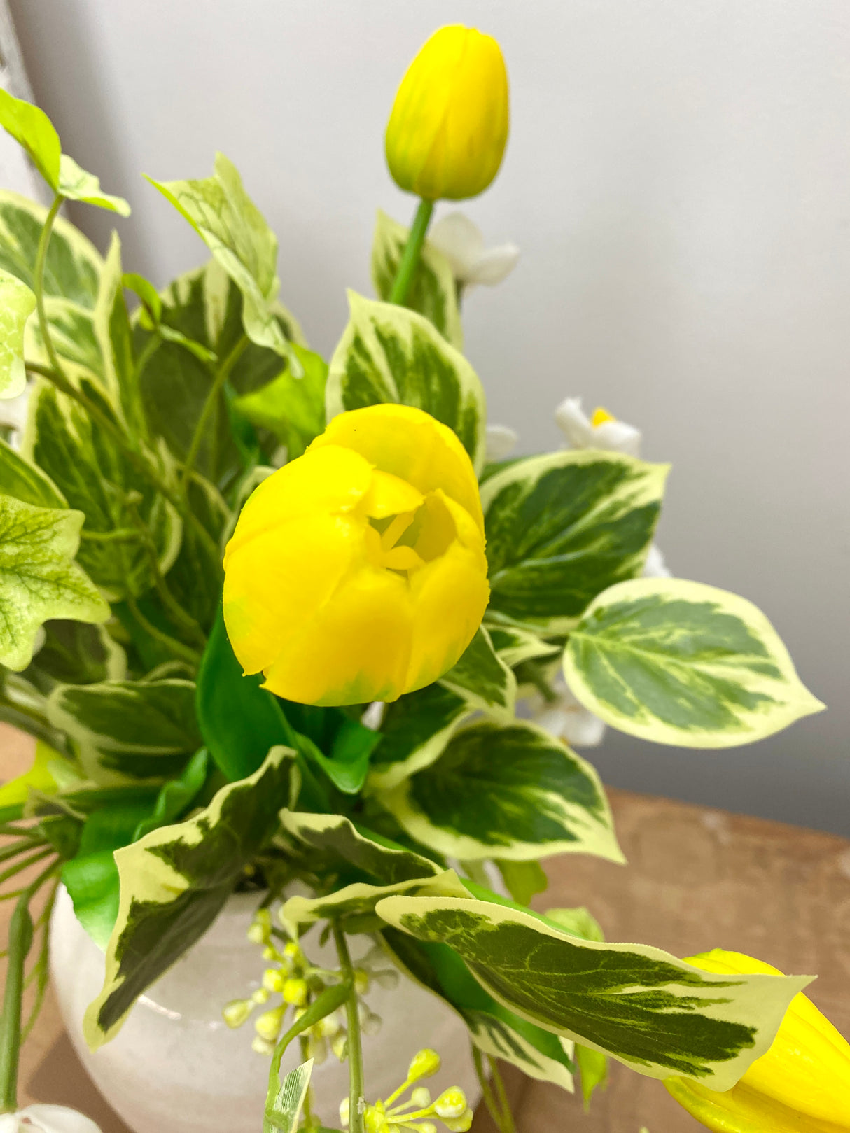 18" Showers Of Yellow Drop-In